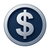 Dollar badge
