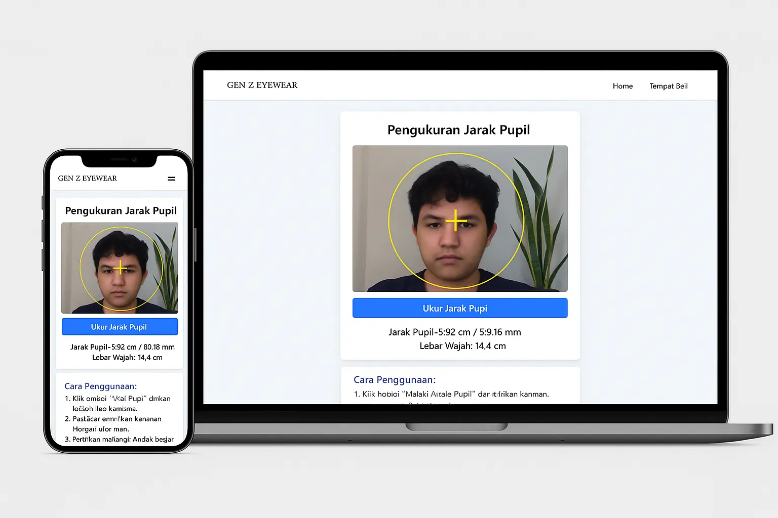 GEN-Z EYEWEAR: Next-Gen Online Eyewear Platform With PD Measurement and Store Locator