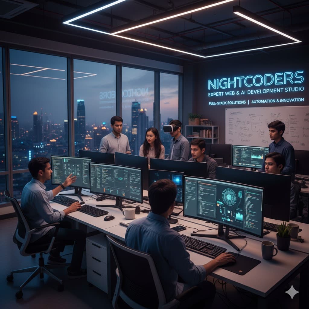 Nightcoders is a software development studio in Indonesia offering modern web, AI, and automation solutions. We build high-performance apps, automation pipeline